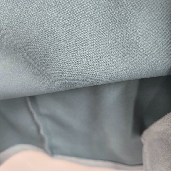 Windsor Mini Light Blue Seafoam Skirt Faux Suede Back Zipper XS - Picture 8 of 9